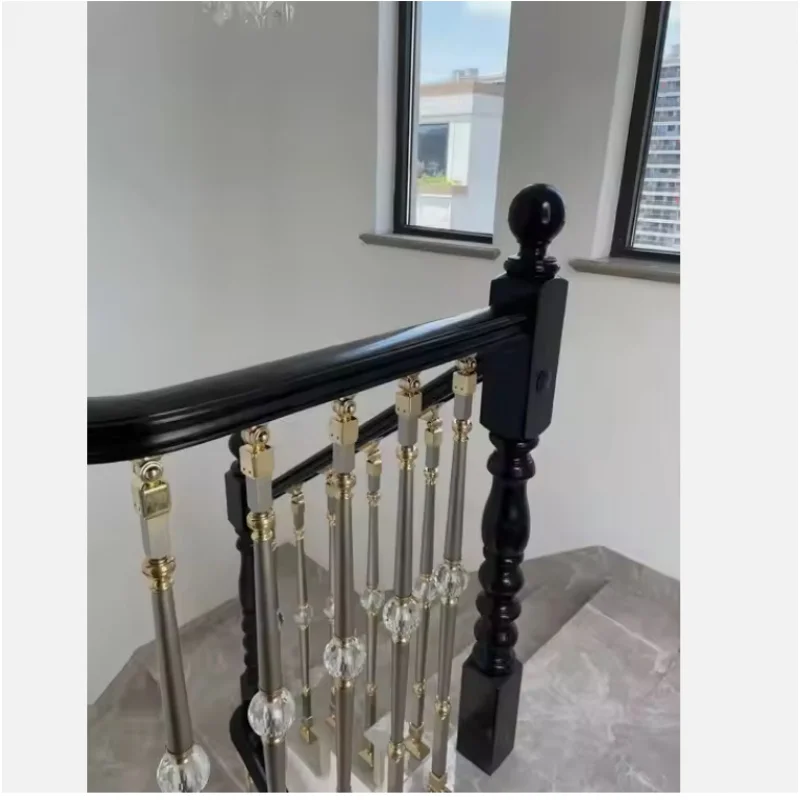 Produtos personalizados cerca de metal interna e externa 304 316L corrimão de aço inoxidável escadas varanda corrimão