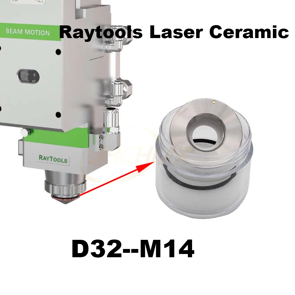 Jhchmx raytoolsセラミックノズルホルダー,raytools ak270/bt230/bt240用直径32mm,レーザーヘッド,bodor glorystarファイバーレーザー