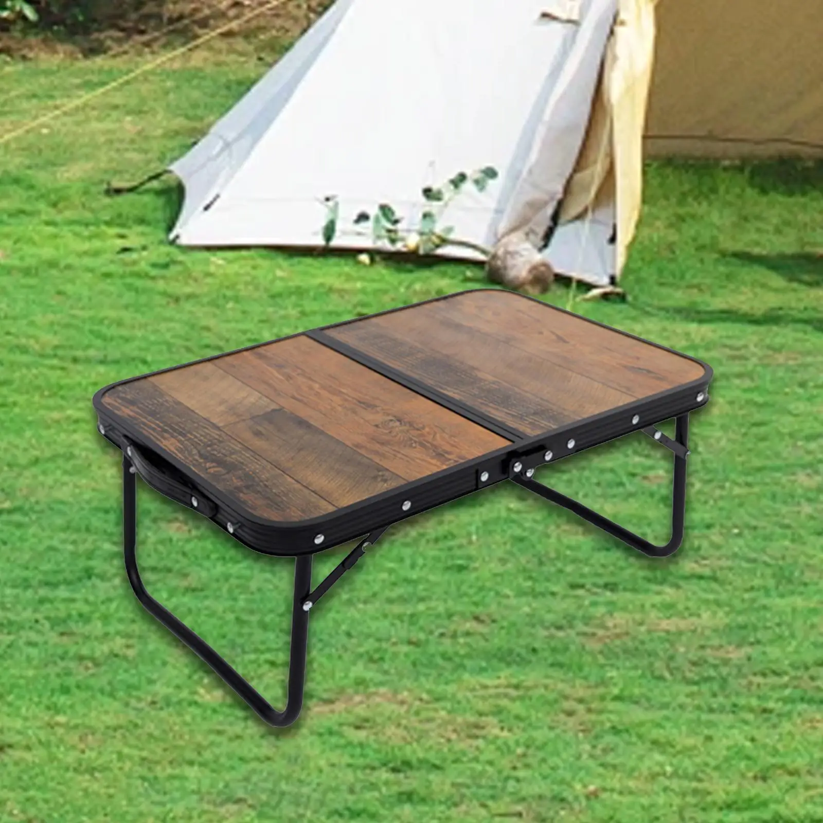 

Camping Folding Table Foldable Table Aluminum Alloy Small Table Camping Desk Portable for Patio Backpacking Picnic Garden BBQ