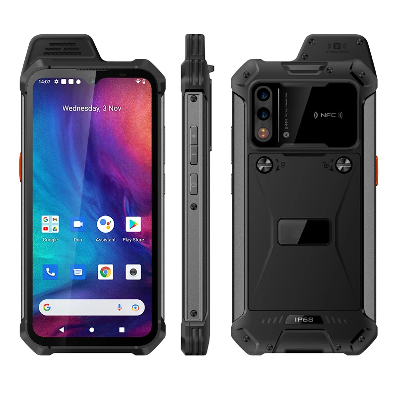IP68 Waterproof ANysecu W888 Unlocked Rear Camera Android Portable Public Network Two Way Radio Walkie Talkie
