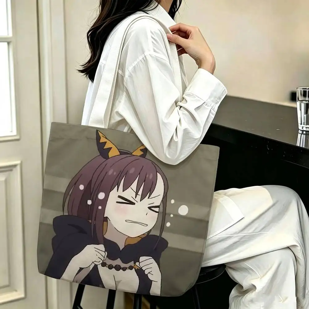Re ZERO S-Shaula  Printed Canvas Tote Bag Shoulder Bag Commuter Mommy Shopping Bag