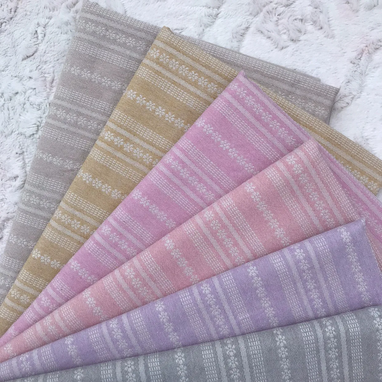 50x70cm yarn-dyed first dye woven cotton plaid brocade patchwork quilt craft fabric cloth DIY stitch sew doll clothes