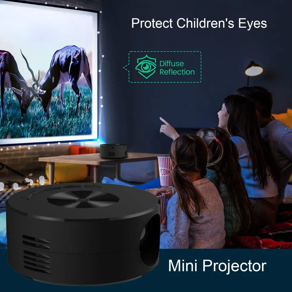 

Phone Projector Intelligent Mini Projector Infrared Remote Control Smart Video Projector TV LED Home Theater Sync Screen