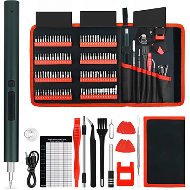 

Набор отверток 144 шт., прецизионные магнитные биты для ремонта электроники, комплект инструментов для компьютеров, ноутбуков, планшетов, ювелиров