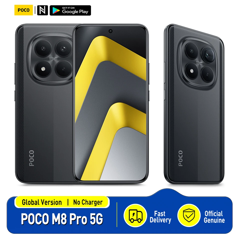 POCO M8 Pro 5G Global Version 256GB/512GB, Snapdragon 7s Gen 4