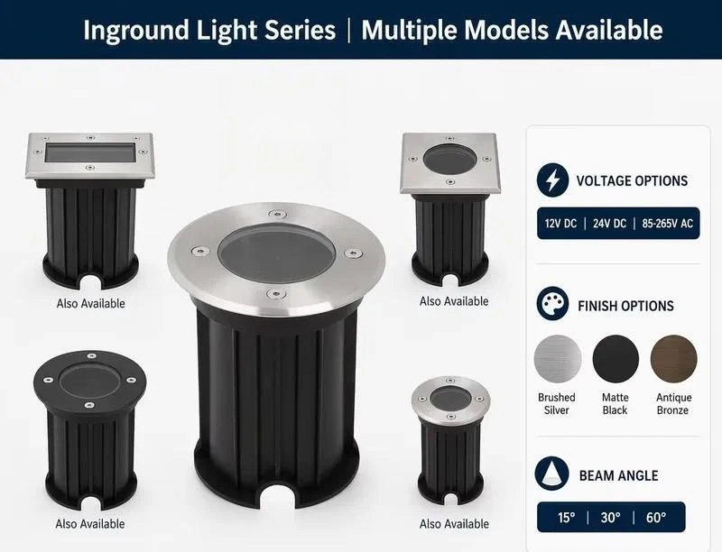110MM 120MM Outdoor Floor  Ground Deck Concrete Stair Paving Buried Step Light MR16 Underground LED Light GU10
