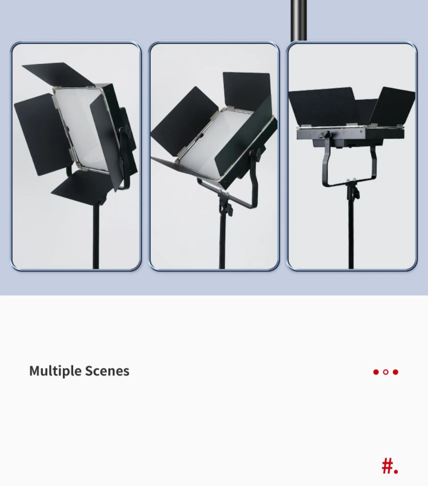 Professional RGB LED Light Panel, Photo Video Studio Iluminação, Film Lamp, APP Controle