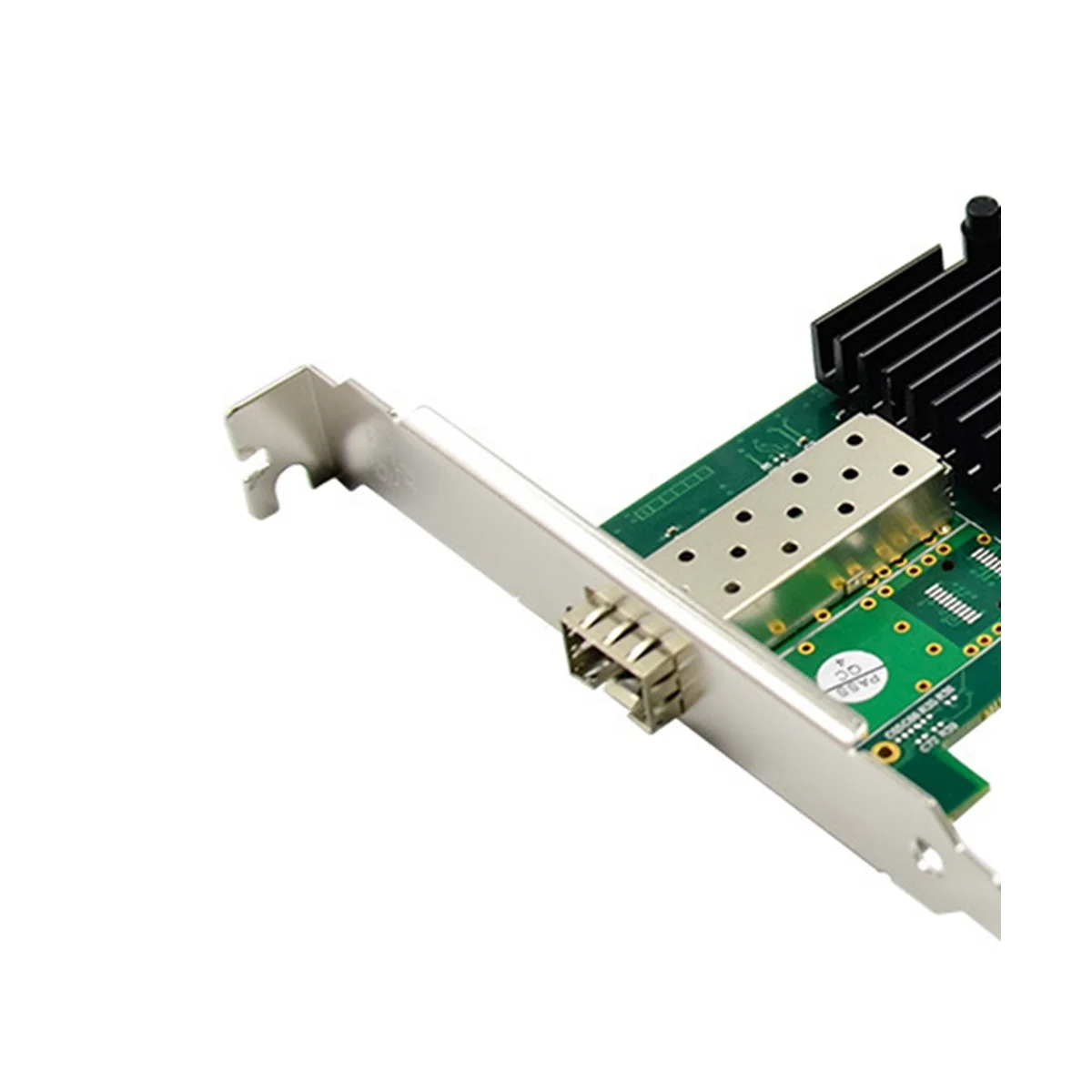 Placa de rede de fibra óptica de servidor N27R 10G SFP + 82599EN Chip PCIE X4 Placa de rede de porta óptica única