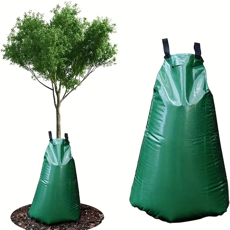 

20-Gallon Reusable Tree Watering Bag,Reusable Tree Watering Bag PVC Drip Irrigation Water Pouch Automatic Drip System
