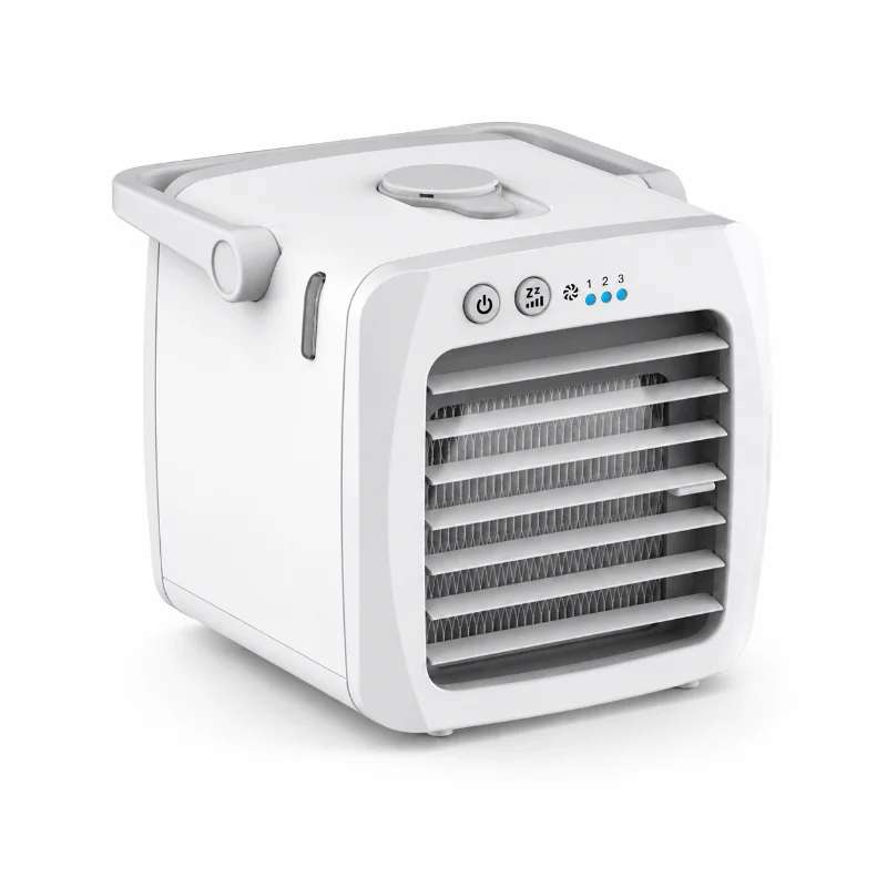 Portable Mini Air Cooler Fan Water Cooling Desktop Fan Home Dorm Room Small Air Conditioner Fan