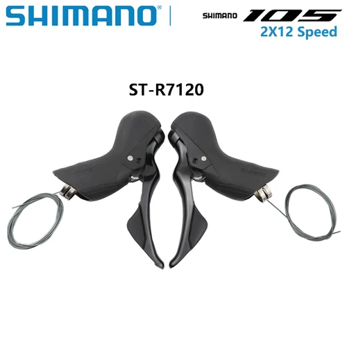 Imagen 2 del producto Shimano 105 R7120 R7170 2x12s juego de frenos de disco hidráulicos de carretera R7120 palanca de cambios R7170 freno de disco hidráulico R7100 desviador trasero delantero
