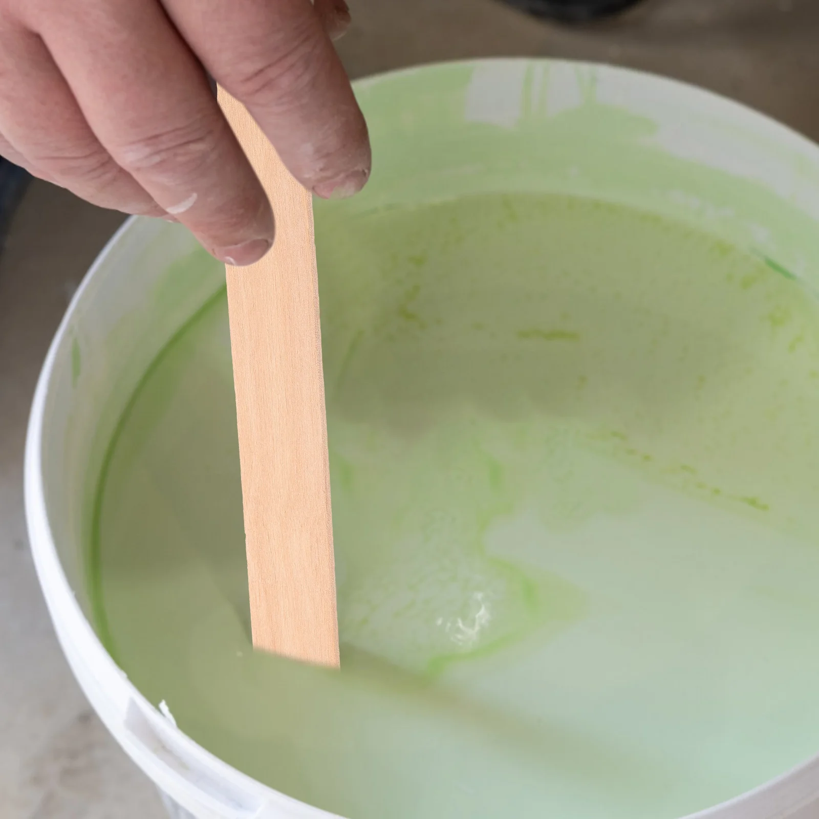 25 stücke Farbe Mischen Stick Rühren Werkzeug Wiederverwendbare Holz Rühren Stick Leichte Manuelle Rührer Für Home Bau Langlebig