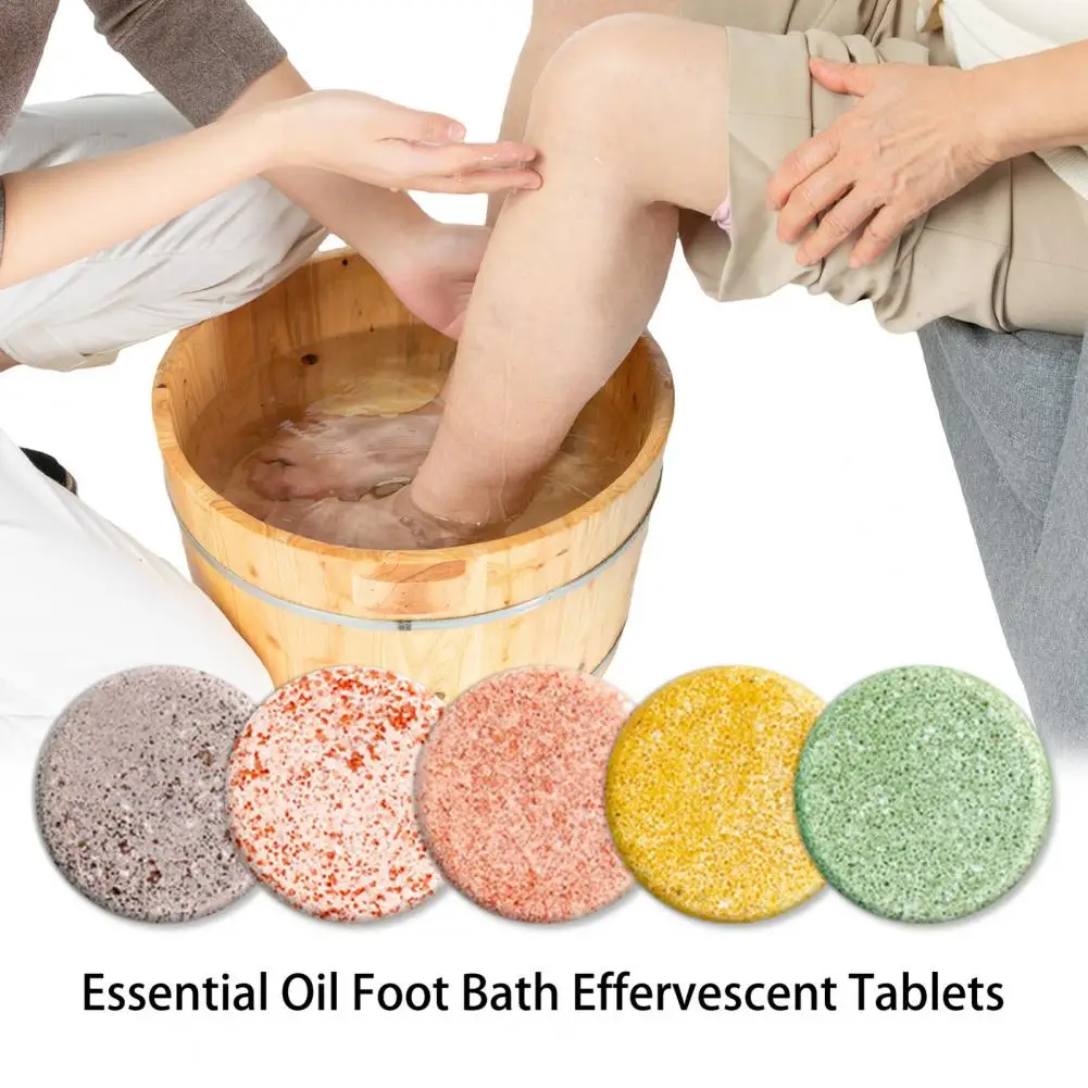 Foot Effervescent Tablets Powder Foot Bath Tablets Unisex Slimming  Useful Multipurpose Weight Loss Foot Tablets