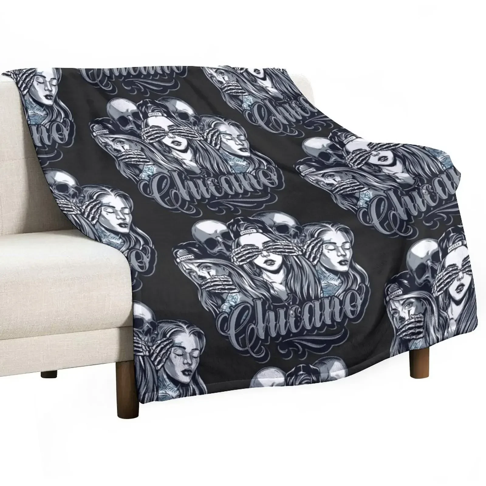 

Chicano Throw Blanket Plaid Bed Luxury Designer Blankets