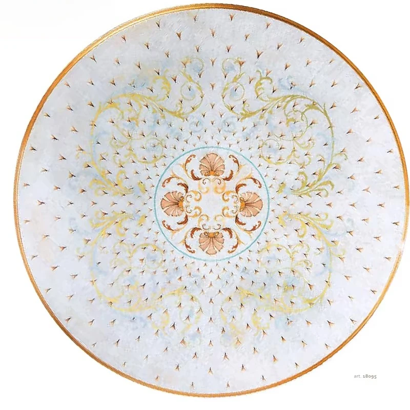 

Роскошный европейский круглый обеденный стол, комплект стола и стульев для виллы, большой квартиры или демонстрационной комнаты, 2 метра, на 8 человек.