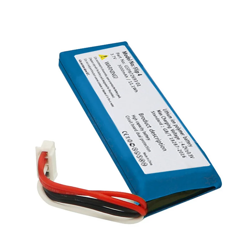 3.7V 3000mAh Bateria GSP872693 01 + narzędzia do Bateria JBL Flip4 z klapką 4 wydanie specjalne Bluetooth Audio baterii