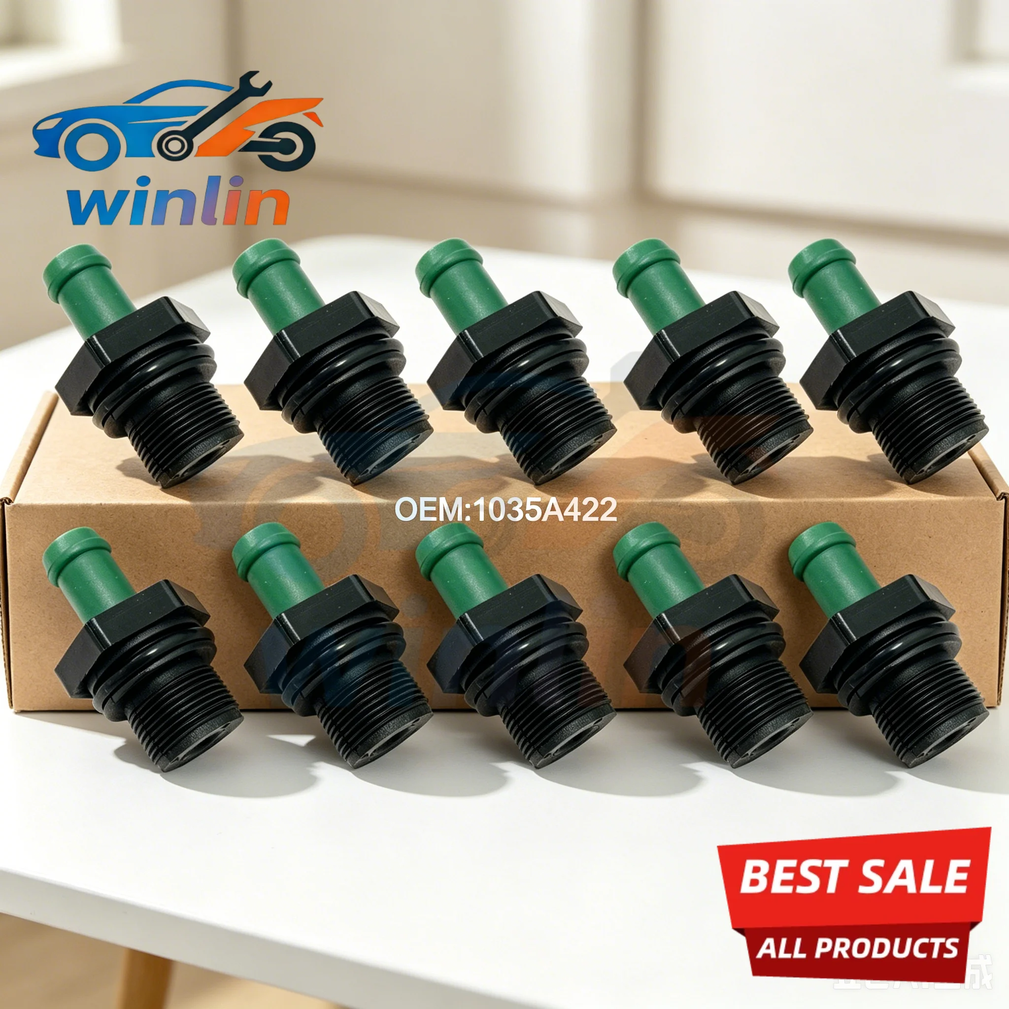1035A422 11810-6N202 10PCS PCV Valve Fit for Mitsubishi Lancer Outlander ASX Nissan Altima Replacement
