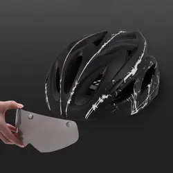 Helmet Wholesale Outdoor Road Mountain Bike with Riding Cycling with Visor Lens Sports Mtb Bicycle 54-62cm hot