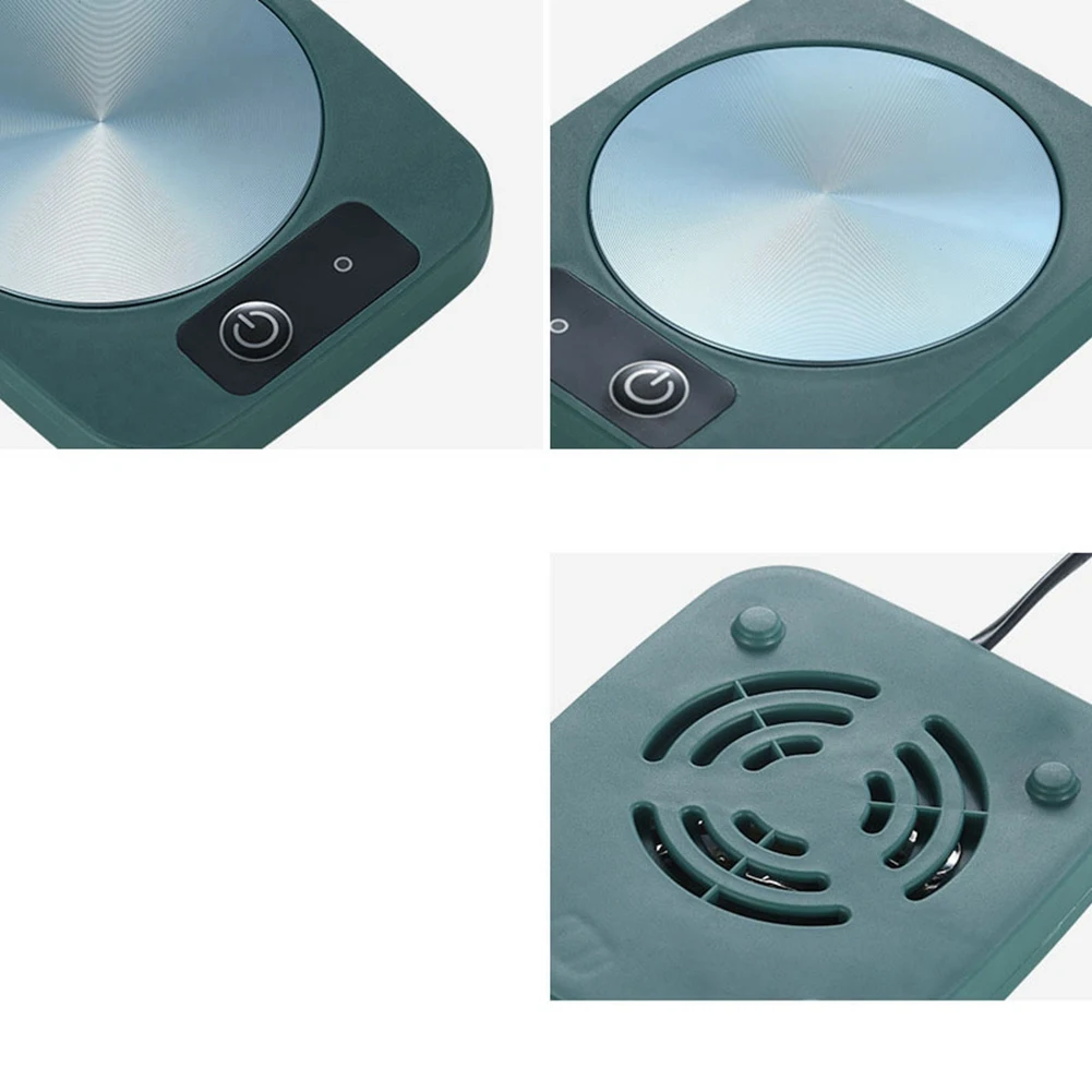 AC93-2X القدح سخان القهوة القدح كوب دفئا الحليب الشاي المياه لوحة التدفئة كوب سخان دافئ حصيرة درجة حرارة ثابتة كوستر الاتحاد الأوروبي التوصيل #3