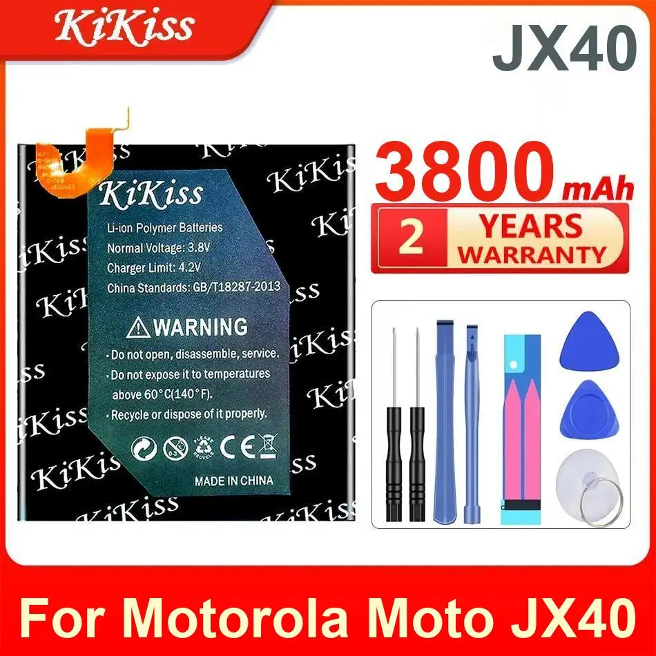 

Аккумулятор Kikiss JX40 емкостью 3800 мАч для Motorola Moto