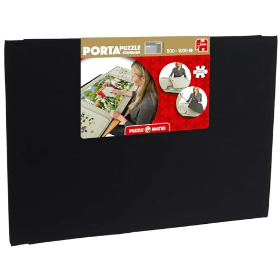 

Jumbo Puzzle Mates Portapuzzle - Standard 1, 000 Piece Jigsaw Puzzle Accessories for home use, cardboard material, blue color,