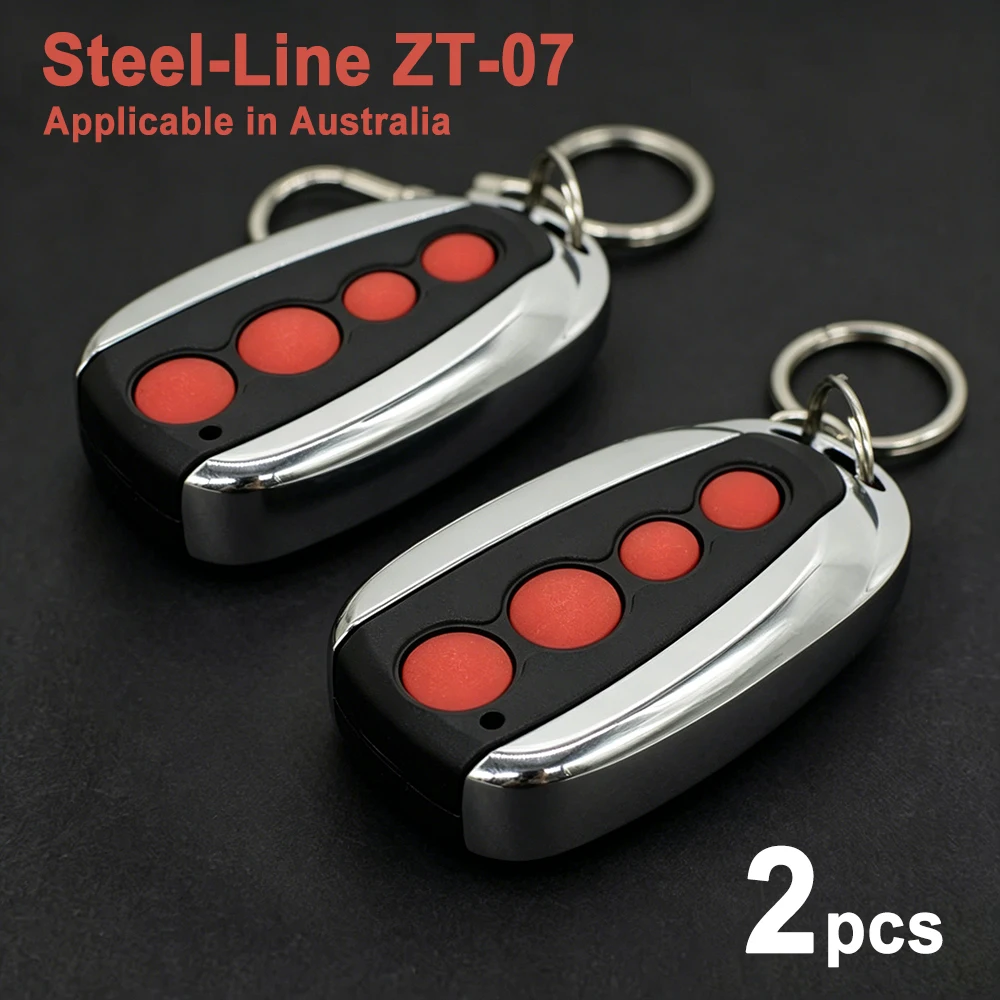 

2pcs Australia Steel-Line ZT-07 Garage Door Remote Control 433MHz Rolling Code Motor RD800 SD800 SD1200 SPRINT800 Gate Opener