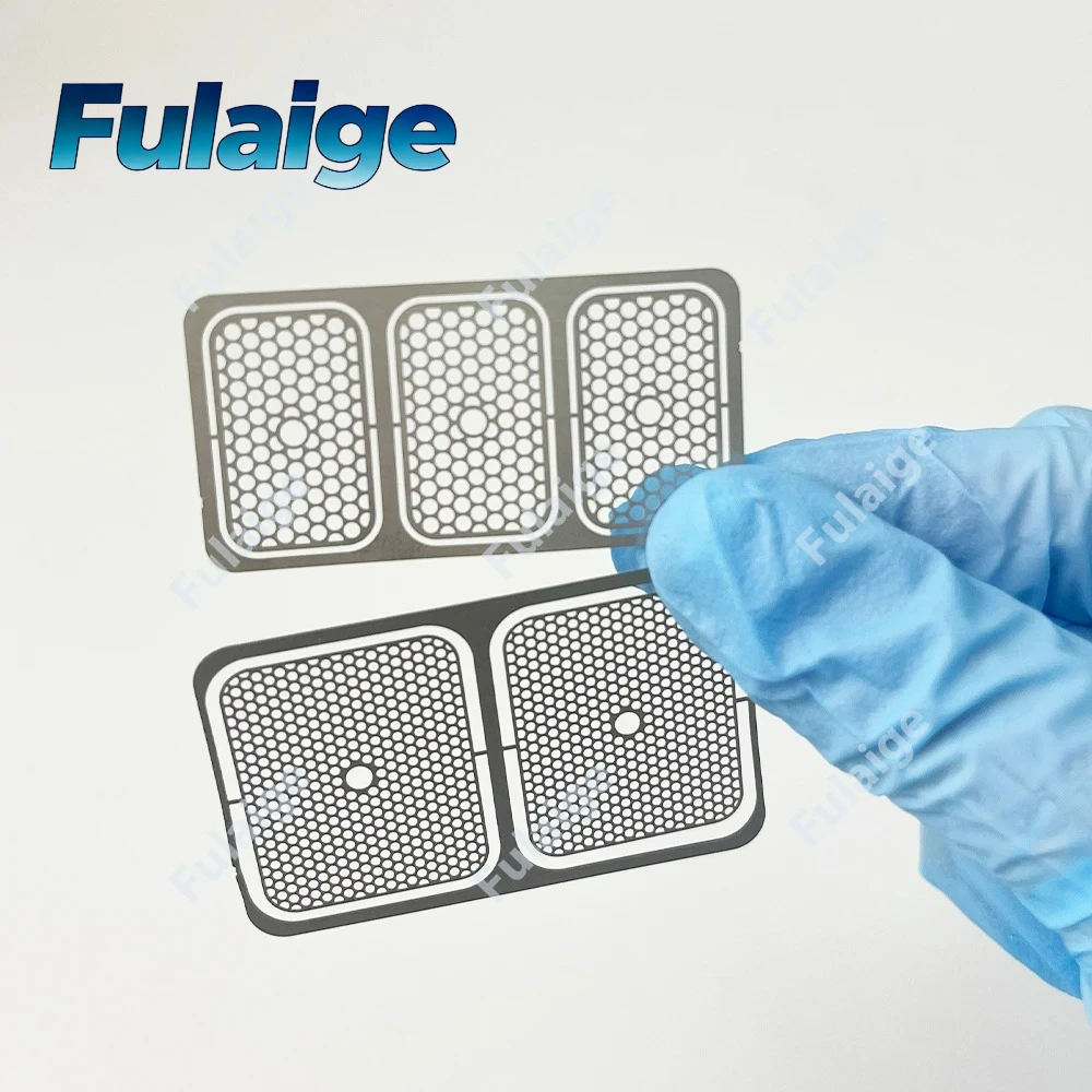 

Fulaige 1/2/3/5/10pcs Titanium Mesh GBR Bone Incremental Implant Dental Barrier Sidewall Regeneration Nails Safe Plates Flexible