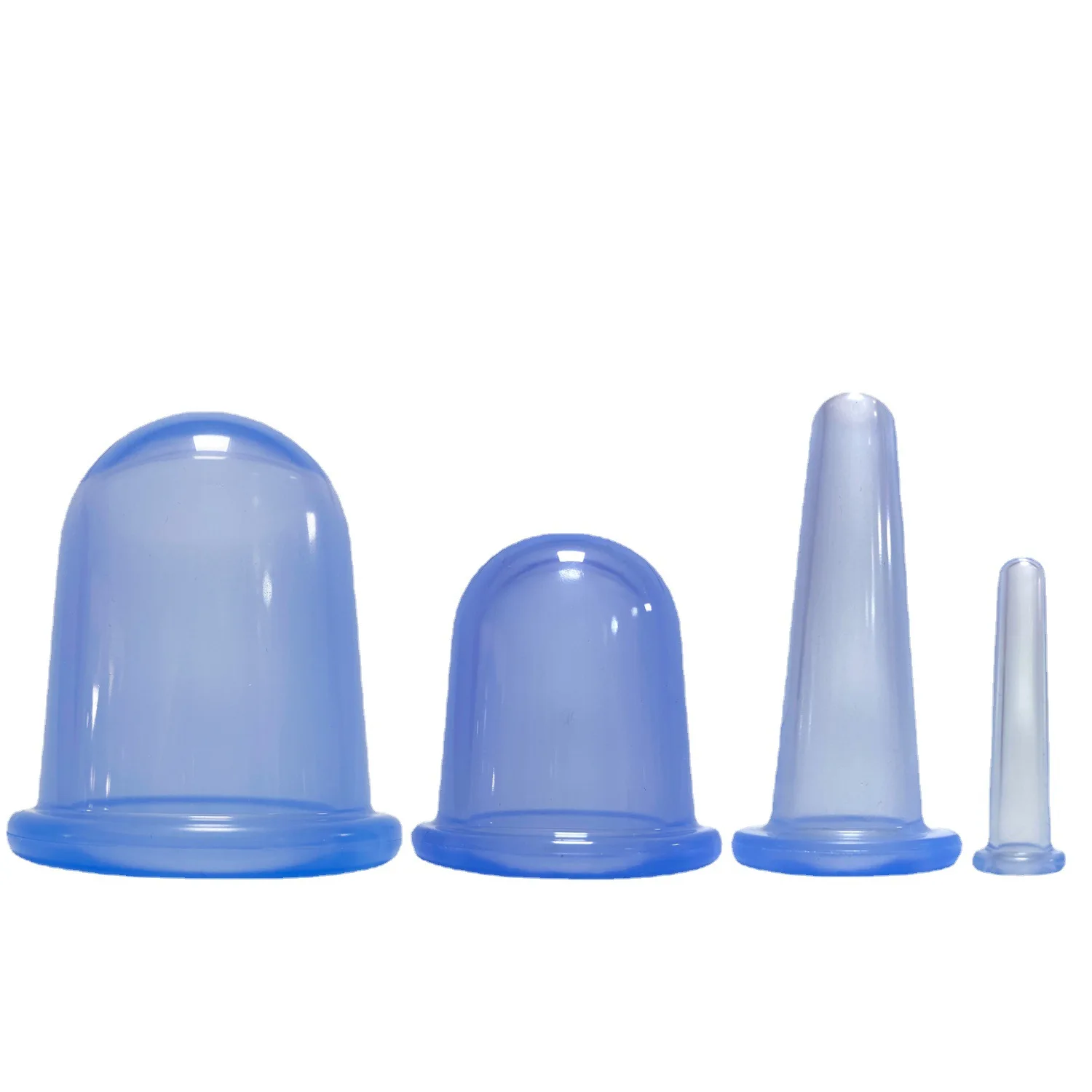 4 piece in massage gua sha tin suction sha tasteless beauty balance silicone thumb cupping health massage