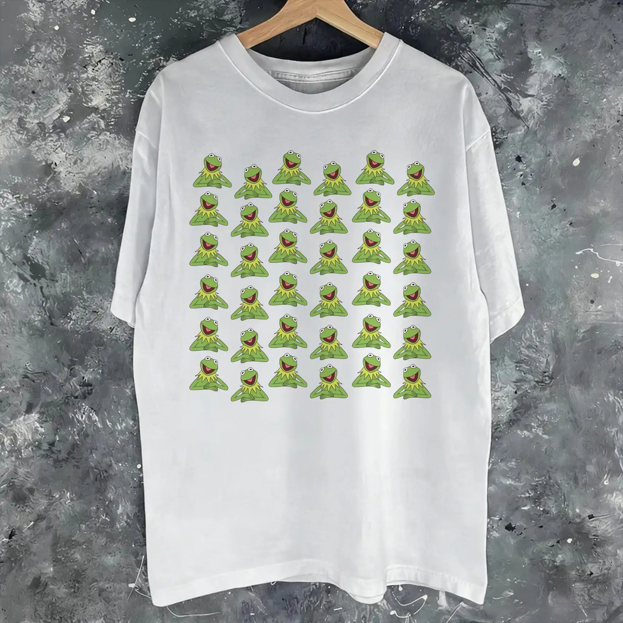 Men Women Kermits the Frog T Shirt Pure Cotton New Arrival Tee Shirts  Clothing Outfits