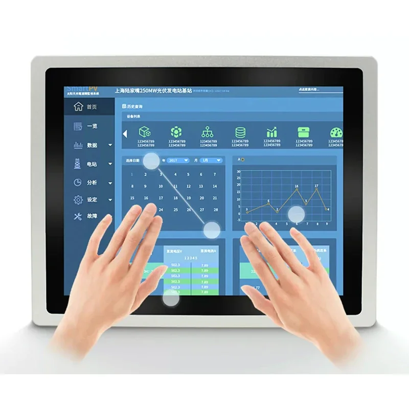 18,5 Polegadas Painel de Toque Industrial PC Full HD PCAP Tela de Toque Capacitiva Win10 pro com Core I3/i5/i7 Tudo em Um Tablet PC