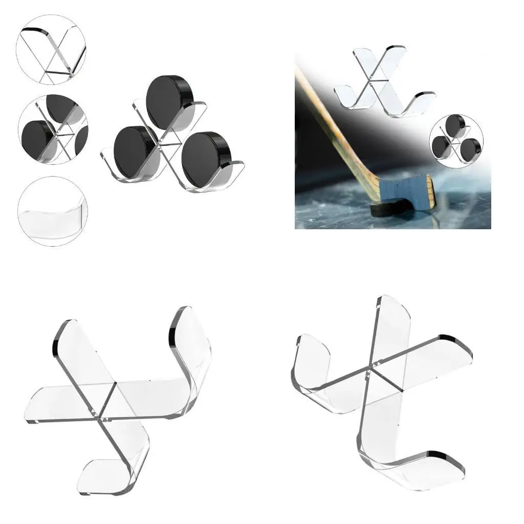

R6FE Acrylic Hockey Puck Display Holder for Displaying Your Autographs Hockey Puck