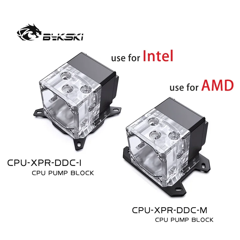 BYKSKI Pump+CPU Block Reservoir Combo Use for AMD RYZEN 3600 AM3 AM4 /INTEL1151 1150 X99 2011 PWM Radiator AURA SNYC CPU-XPR-DDC