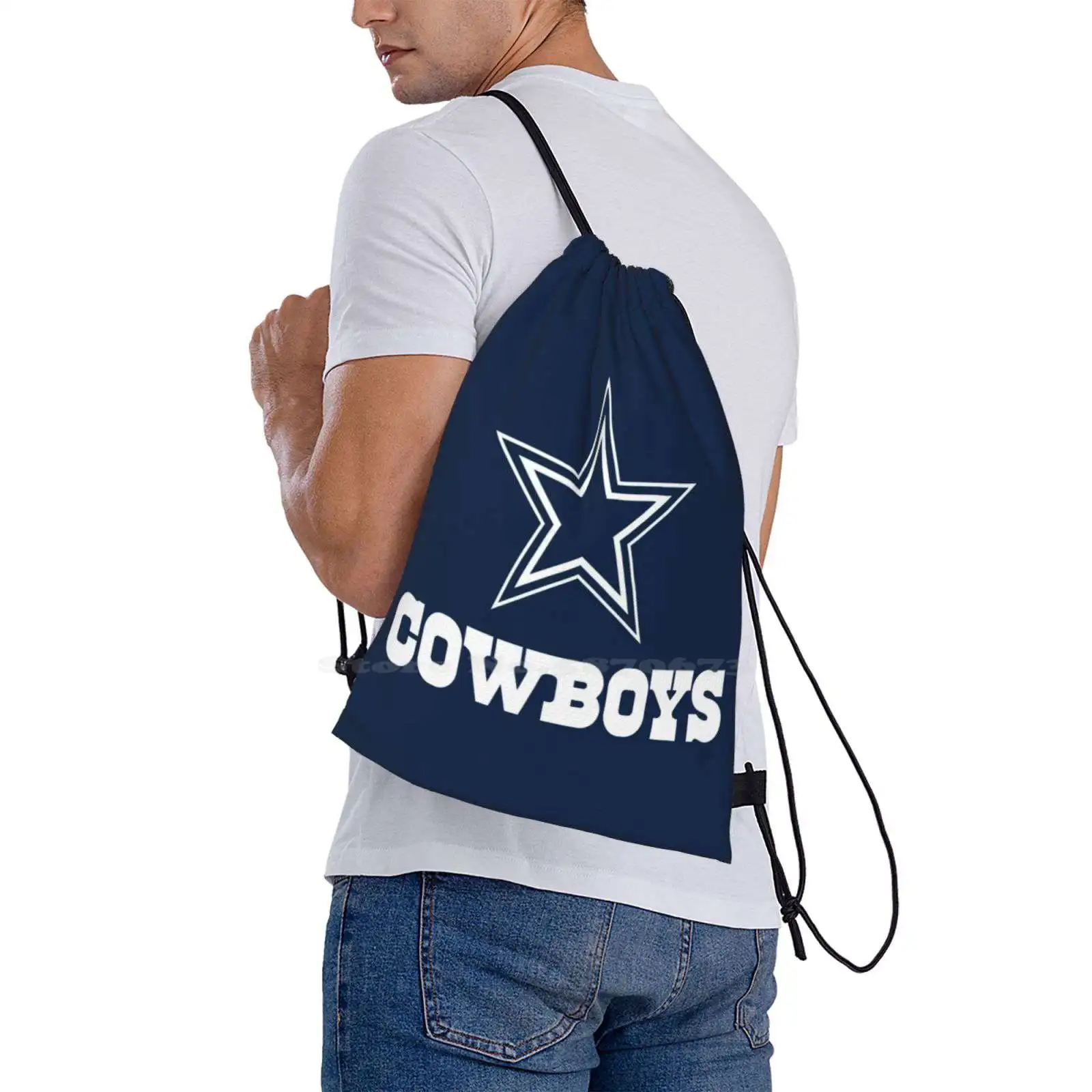 Cowboys-City gorąca sprzedaż tornister plecak modne torby Micah Parsons Ceedee Dak Dallas Cowboys Cow Blue 1. miasto