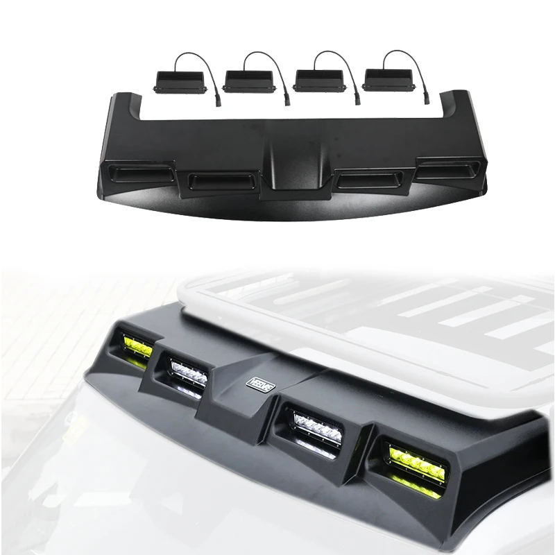 

Car Roof Spoiler With Four Spotlight LED T2 Roof Light Accessories for Jetour T2 Traveler 2025 2024 2023custom