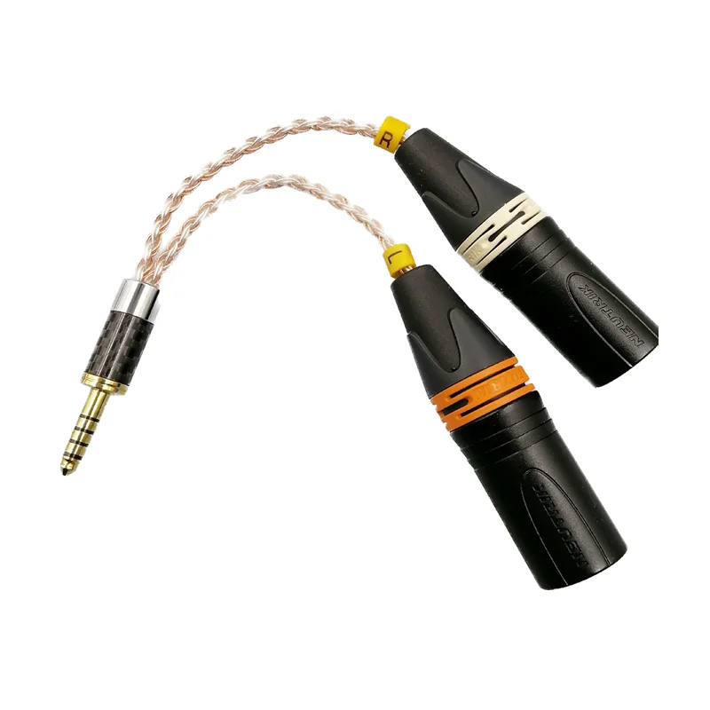 

Single Crystal Copper 4.4Mm Five Section Balanced To Double XLR Male And Female Balanced Wire, Imported From Switzerland, Neutre