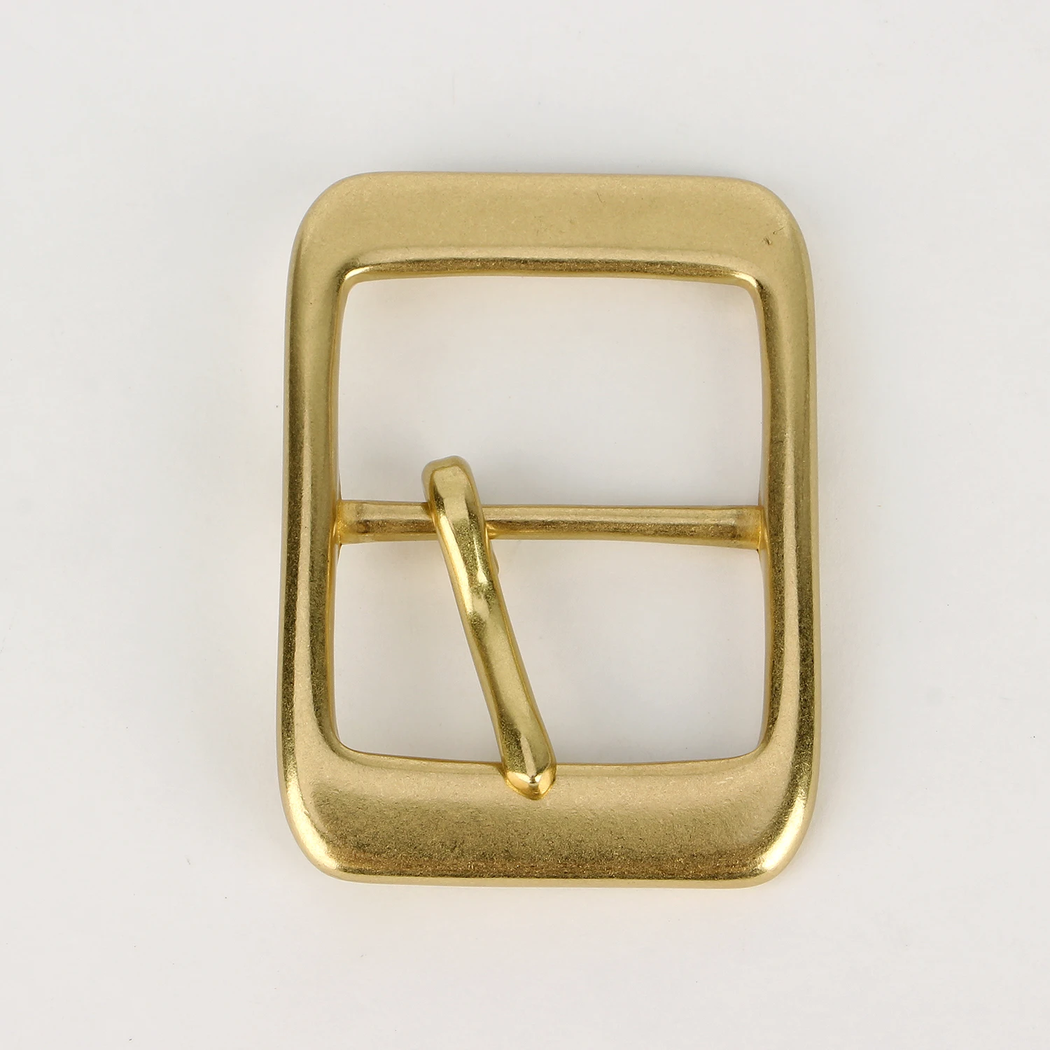 1 قطعة الصلبة النحاس 40 مللي متر حزام أبازيم النحاس النقي الرجال زنار رئيس دبوس واحد مشبك الجينز الإكسسوار DIY بها بنفسك الجينز اكسسوارات