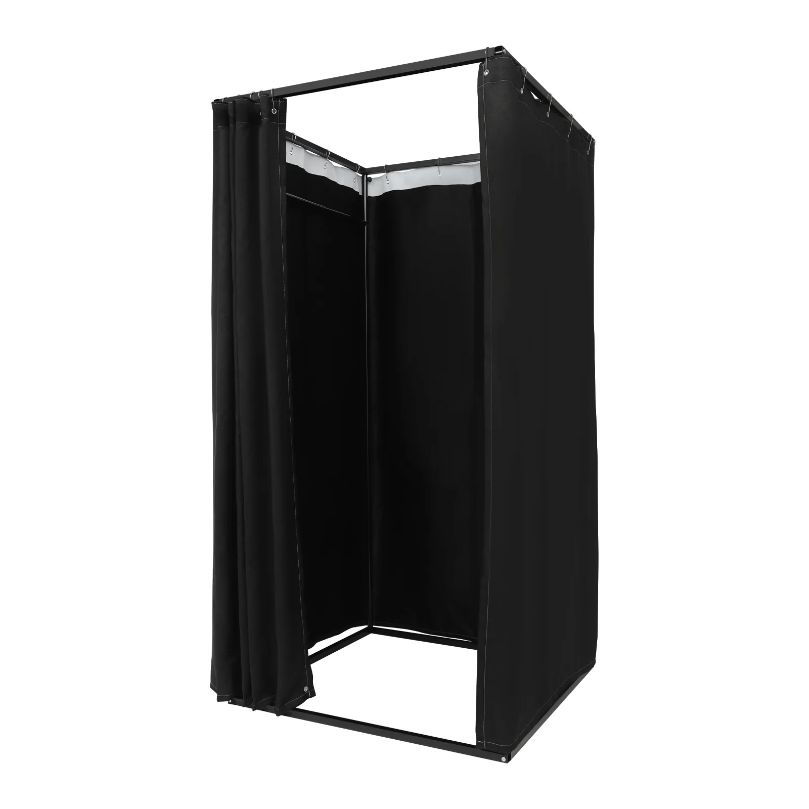 متجر الملابس المحمولة تركيب ستارة غرفة تغيير غرف مقسم غرفة خاصة لغرفة الملابس ، متاجر الملابس 100*100*200 سنتيمتر #3