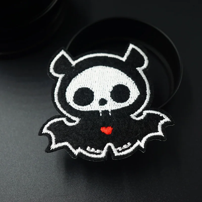 Ghost Size:5.2x5.3cm Badges Patch Jeans Bag Hat Clothes Apparel Sewing Decoration Applique Bagde Patches Accessories