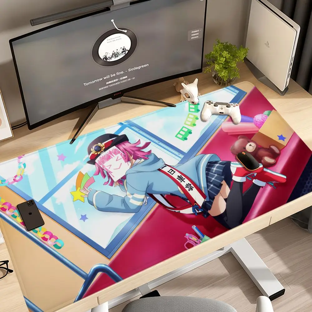 

LoveLive Rina Mouse Pad 1200x600 Hot Anime csgo Taro Sakamoto Days XXL Large Gaming Non-slip Office Keyboard Mats Desk Mat