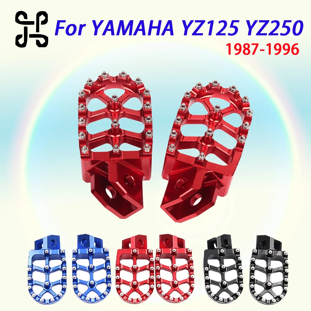 

Motorcycle Footpeg Foot Pegs Aluminum Alloy Non-Slip Dirt Bike Footrest Pedal For YAMAHA YZ80 YZ125 YZ WR200 TTR90 Accessories
