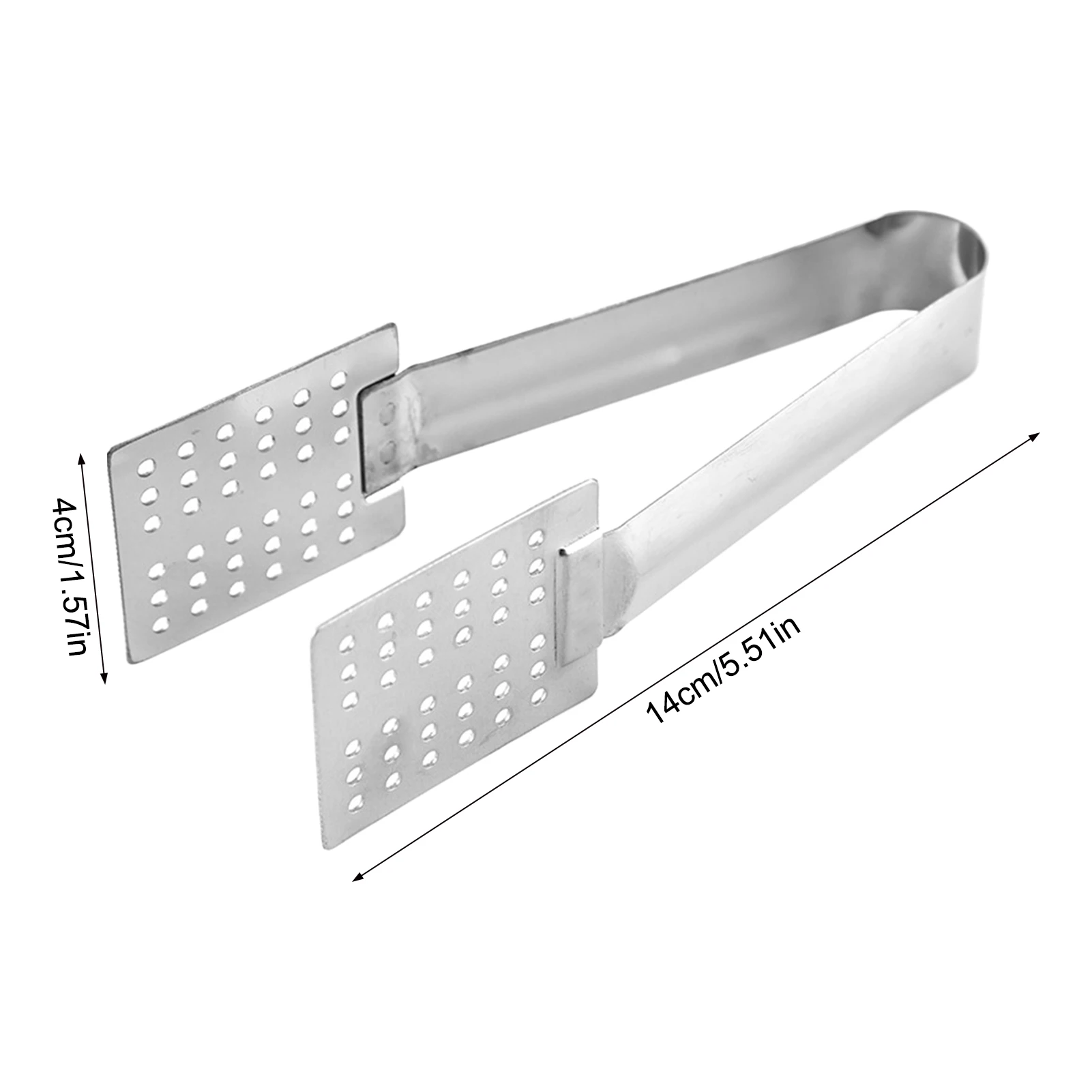 Tea Bag Clip Thickened Lemon Tweezer Ice Sugar Barbecue Clip Home Kitchen Gadget Teaware Tong Squeezer Stainless Steel Food Clip