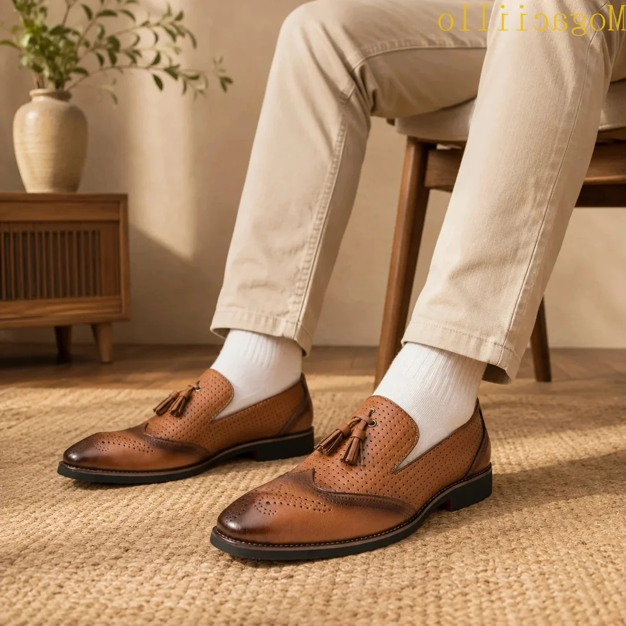 Brand Yellow Men's Tassel Red - Men Shoes Yellow ulasan dan harga