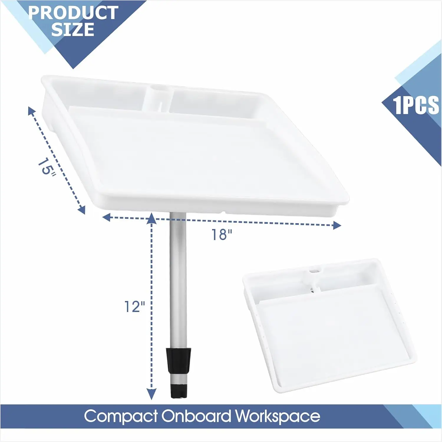 Marine Boat Bait Cutting Board with Rod Holder Knife Slot And Plier Storage Fish Cleaning Table for Yacht Fishing Accessories