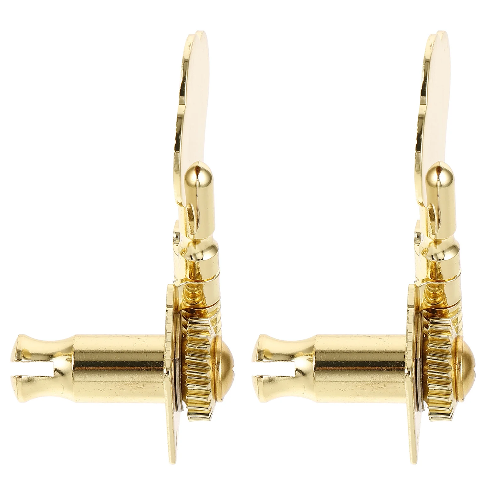 

2 Pcs Bass Buttons Guitar Head Peg Tuner Pegs Replacement Tuning Nose Knob Knobs