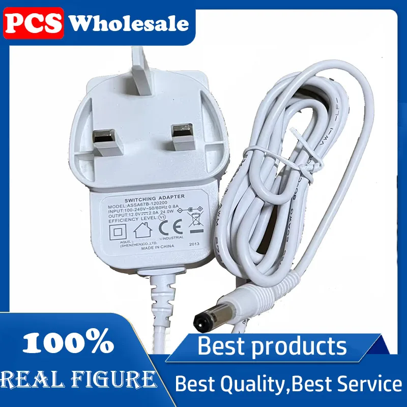 

Original 12V2A power adapter 24W British Standard plug Optical Cat router monitoring power cord ASSA67B-120200