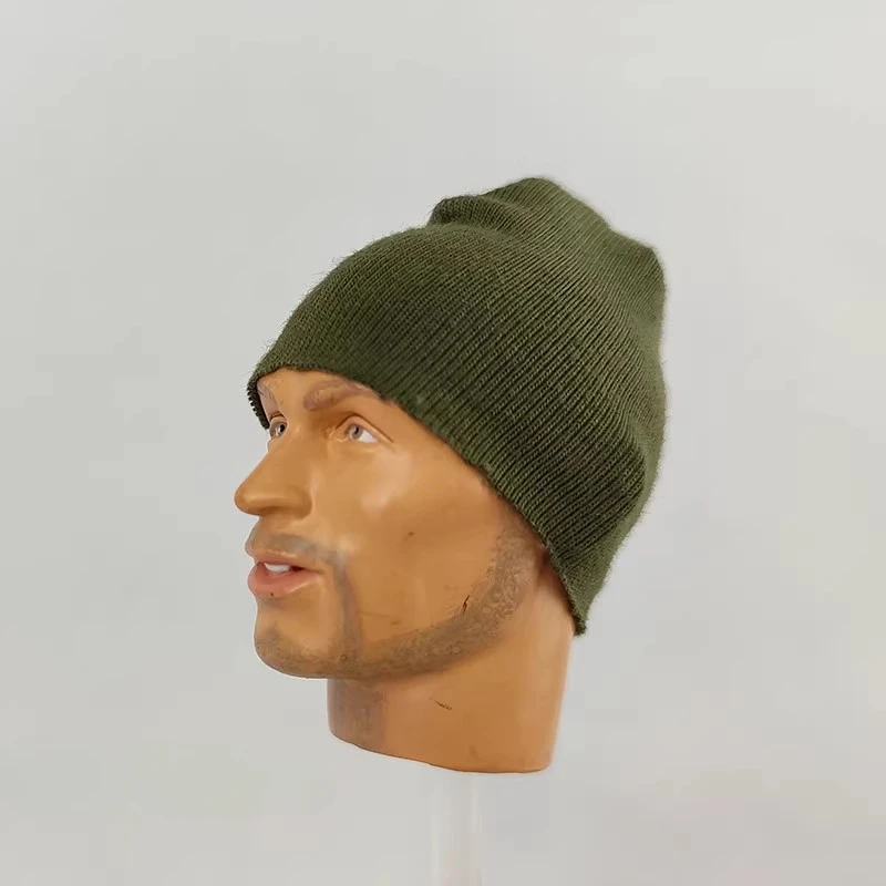 1/6 Scale Male Soldier Hat Trendy Knitted Cold Hat Clothes Accessories Model for 12'' Action Figures Head Display