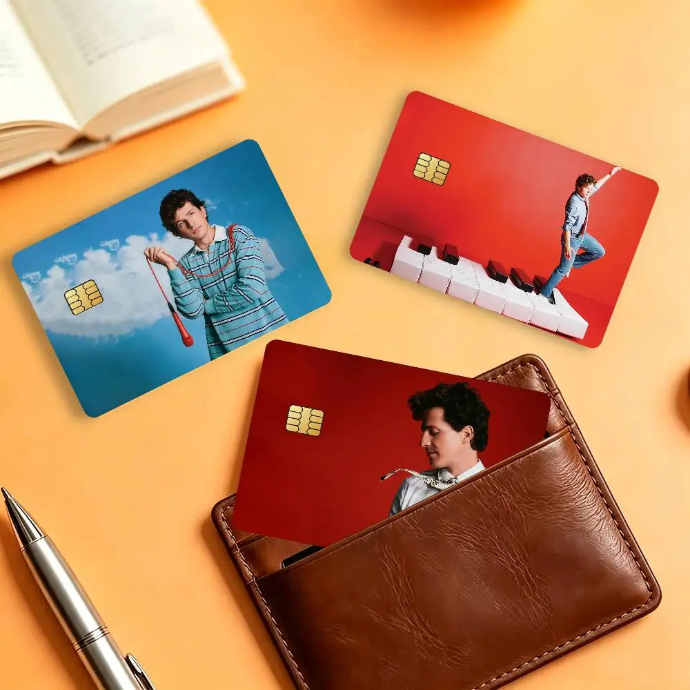 American Singer Charlie Puth Waterproof Card Stickers For Credit Cards Debit Cards And Transit Cards 4pcs
