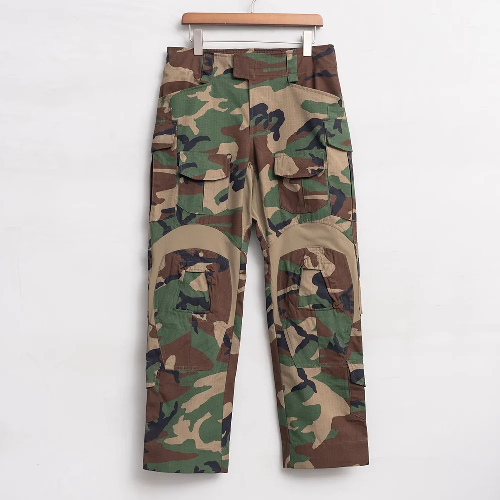 

Уличные охотничьи тренировочные брюки из ткани NYCO, четырехцветные камуфляжные брюки для джунглей CP Tiger Spot G3, боевые тактические брюки