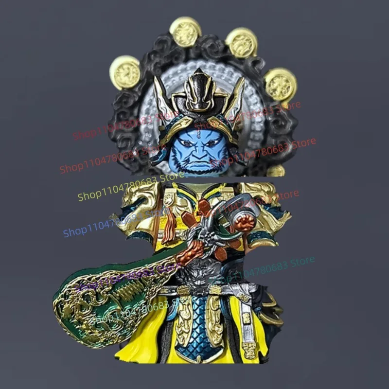 

MOC Building Blocks Chinese Mythology Four Heavenly Kings Miniature Figures Armor Accessories Trendy Collectible Toys Gifts