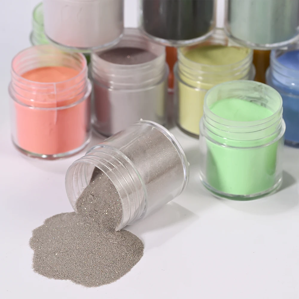 24 色/セット 3D 長期的な速乾性アクリルエクステンションパウダー爪用魅力的なマカロンクリスタルネイルパウダーマニキュアギフト